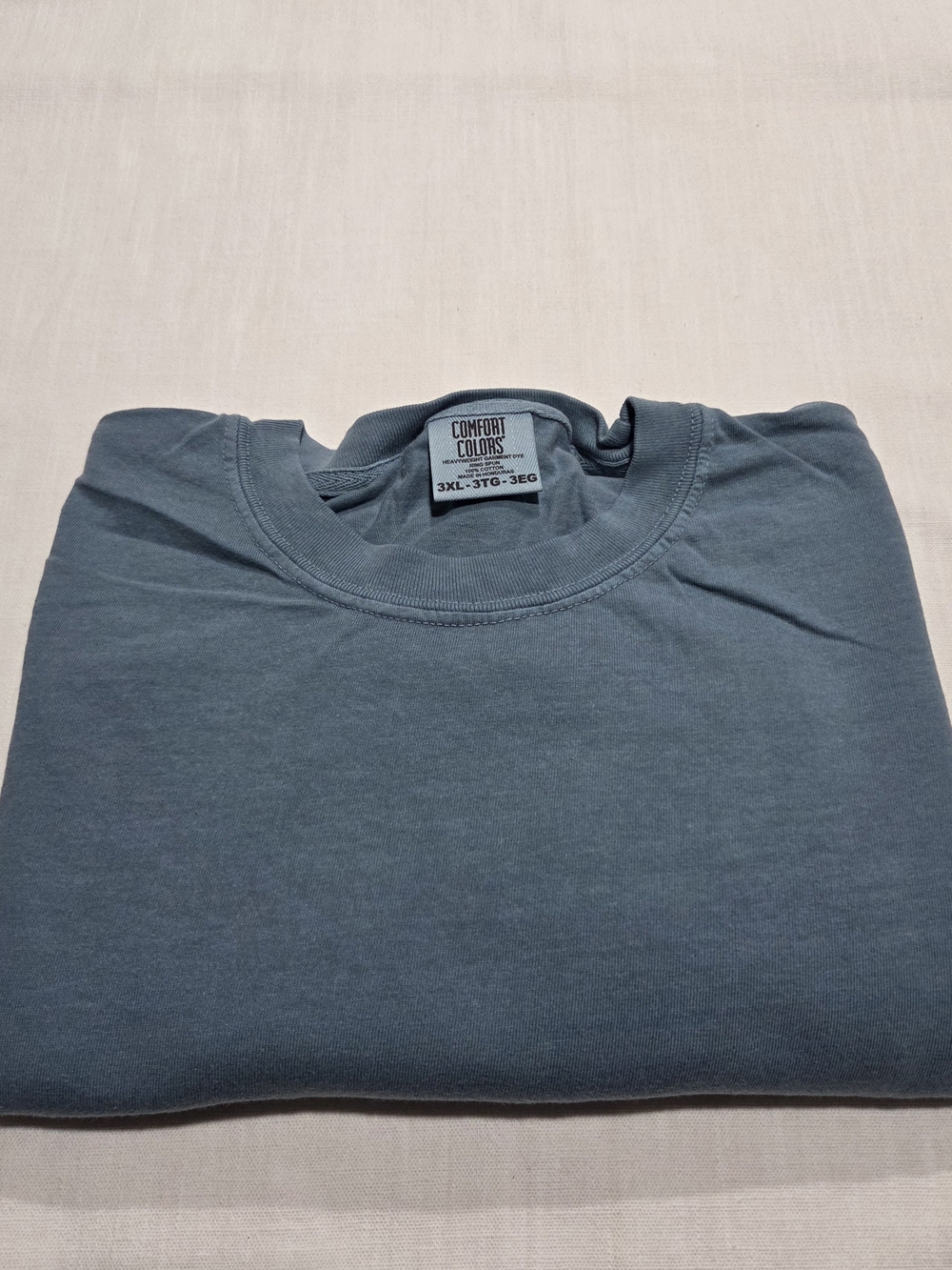 Men's Crew Neck T‑Shirt in Slate Blue